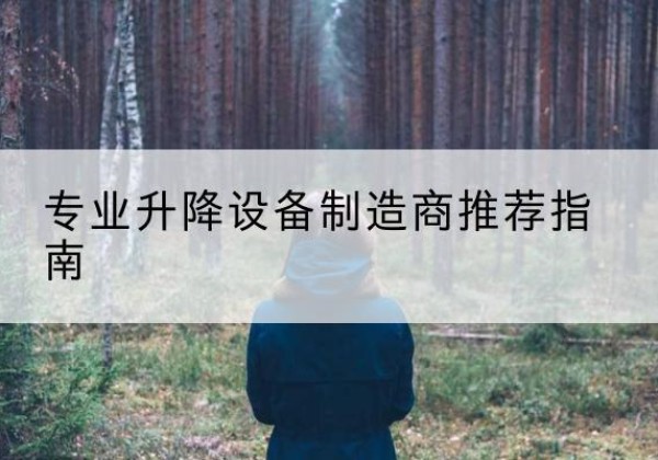 瑞安电动剪叉升降平台厂家-专业升降设备制造商推荐指南